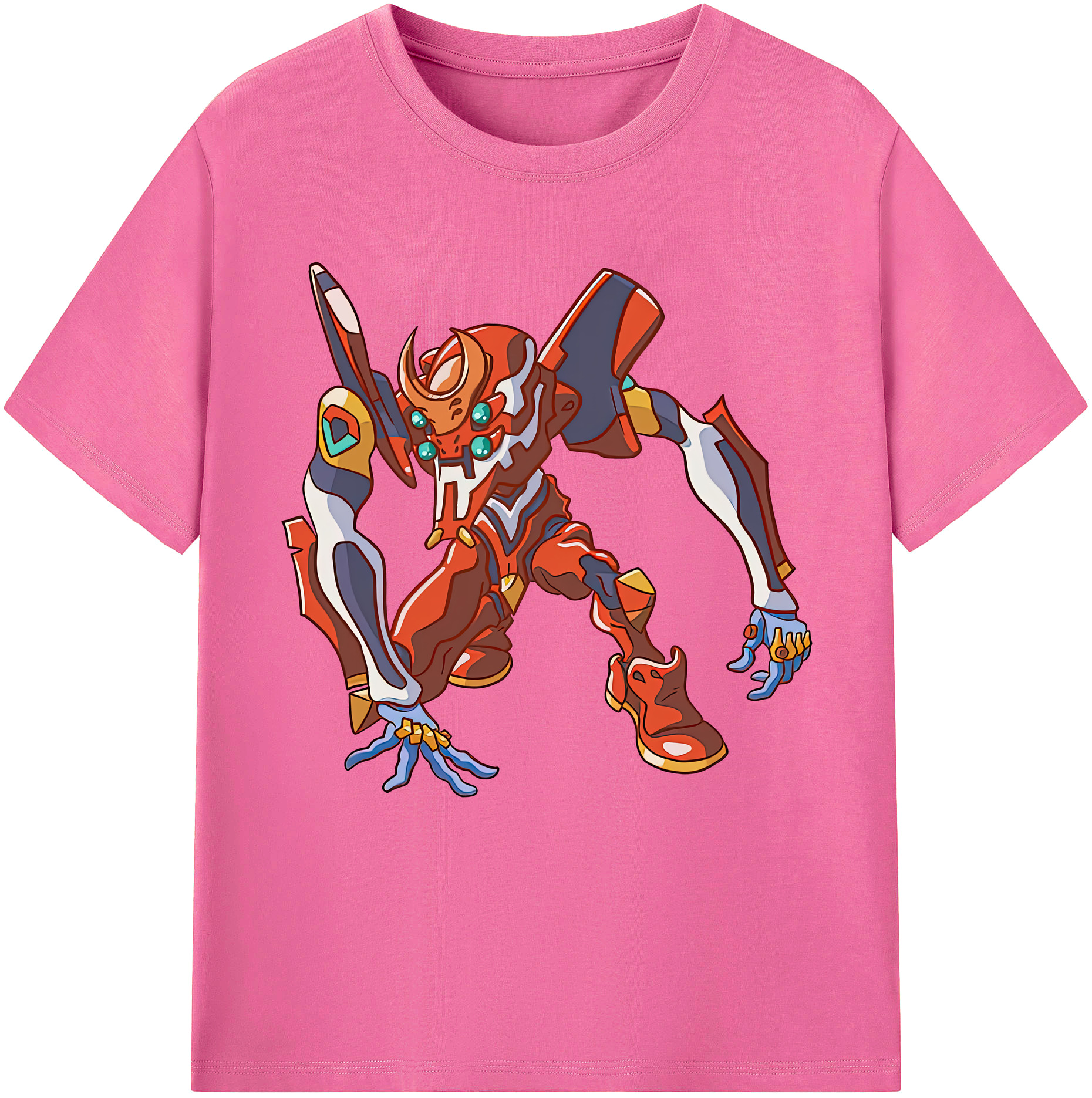 （画像用） EVA 新世紀エヴァンゲリオン レディースカジュアルプリントTシャツ（綿100％）